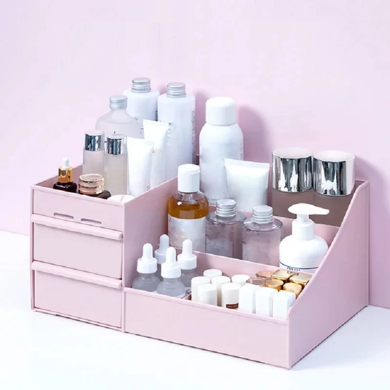 Cosmetic Storage Box Makeup Drawer Organizer Jewelry Nail Polish Makeup Container Desktop Sundries Storage