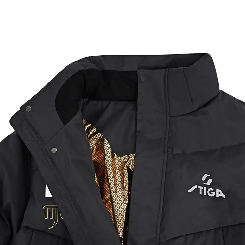 New STIGA down jacket autumn and winter table tennis jacket men's and women's competition training