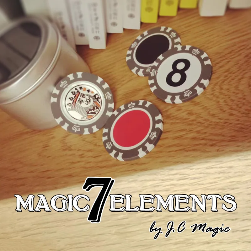 

Magic Seven Elements by J.C Magic Tricks Close Up Street Illusions Gimmicks Mentalism Props Color Chang Mind Reading Magia