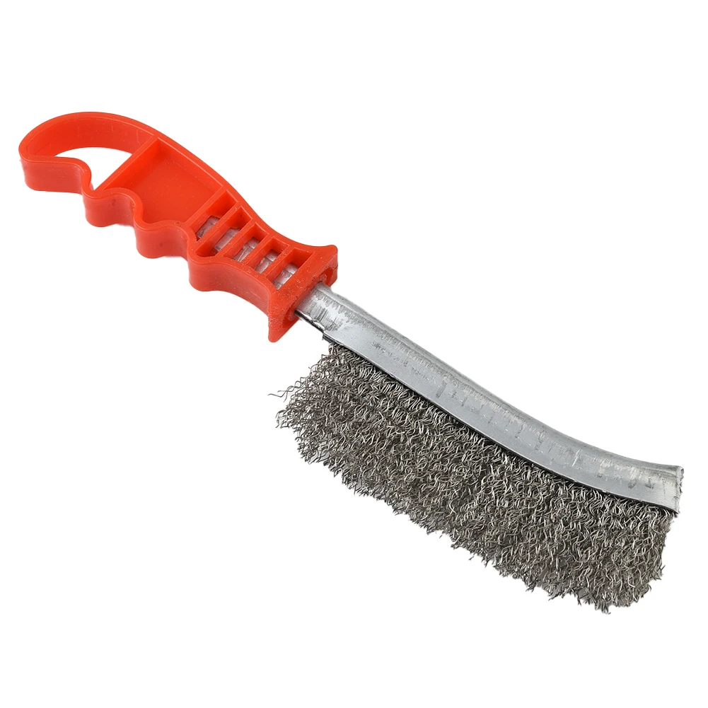 

Stainless Steel Wire Brush For Cleaning Metal Rust Removal Welding Seam Prep Ferramentas Manuais Werkzeug Brosse Metalique