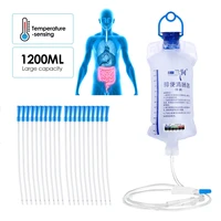 Rectal Enema for Cleaning 1200ml Temperature-sensing Colon Cleanse Enema Bags Safety Health Household Feminine Hygiene Flushing 1