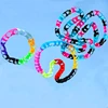 3D 24/48/96 Hole Large Soft Kite Tail Hanging Hole Snake Shaped Color Rotating Ring Umbrella Cloth Kefu Rope Accessories 2