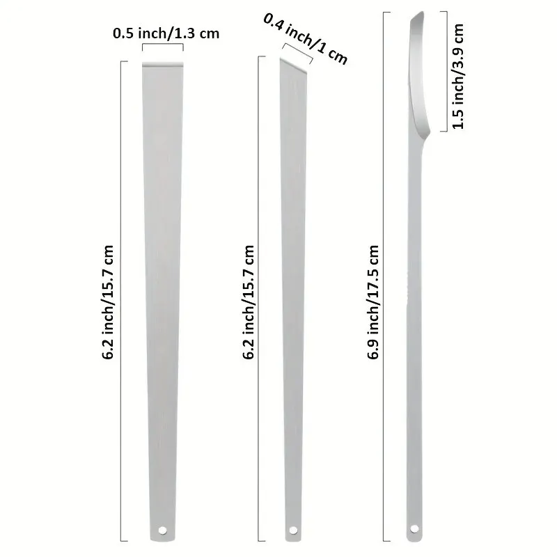 3-Piece Professional Pedicure Set Stainless Steel Foot Care Tools Ingrown Toenail Removal