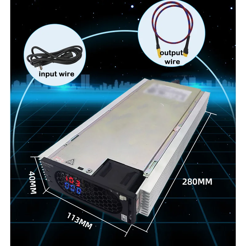 0A - 45A 0V168V 전압 조절 가능 충전기 4850 리튬 이온 배터리 Lifepo4 12V 24V 48V 72V 84V 96V 120V 144V 30A 화웨이용