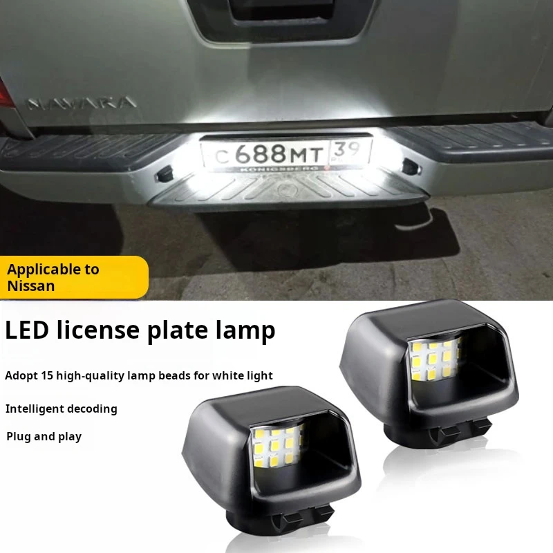 

Suitable For Nissan Pickup Truck Titan Xterra Paladin Suzuki Equator Equalator Led License Plate Lights