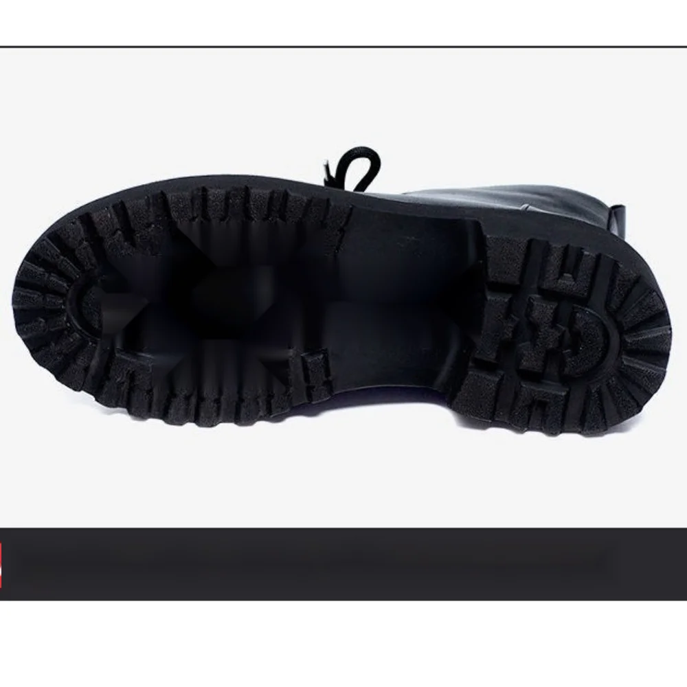 Echtes weiches Leder Martin 2024 Neue Herbst-/Wintermode Dicker Absatz Schnürstiefel für Kinder Vielseitige Stiefel Damenschuhe_voghion.com