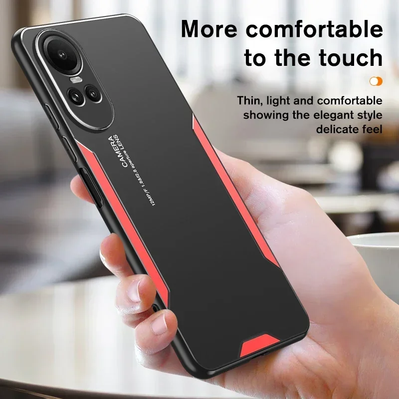 Luxury Aluminum Alloy Armor Cover with TPU Soft Edge Case