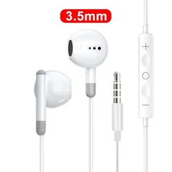 Premium Wired In - Ear Earphones with Built - in Microphone (3.5mm)