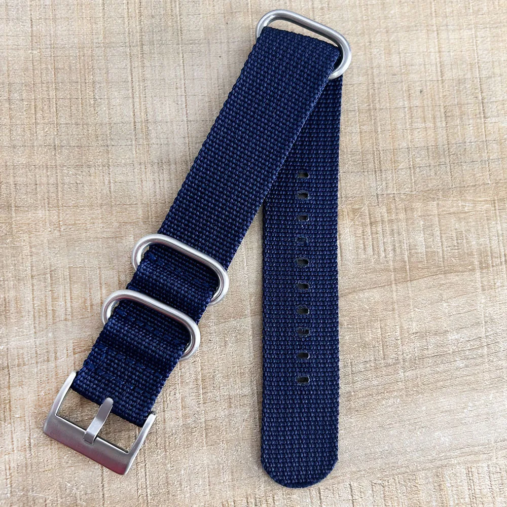 Universal Nylon NATO Watch Strap with Stainless Steel Buckle