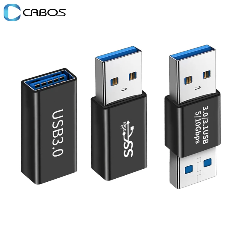 Connettore Adattatore Da Usb A Usb 3.0 5Gbps Usb Femmina A Maschio A Femmina Connettore Adattatore Usb Prolunga Per Cavo Per Tv Ps4 Xbox Ssd