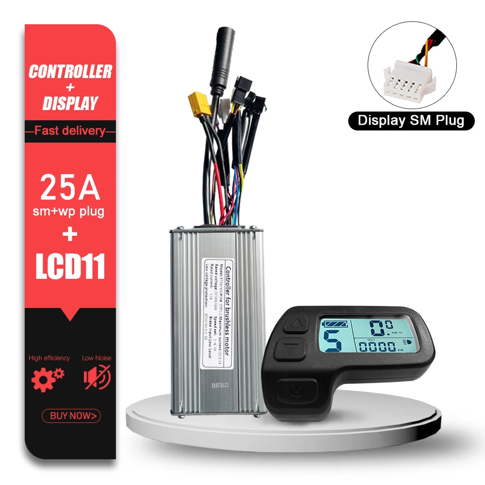 Centralina 25A Display LCD11