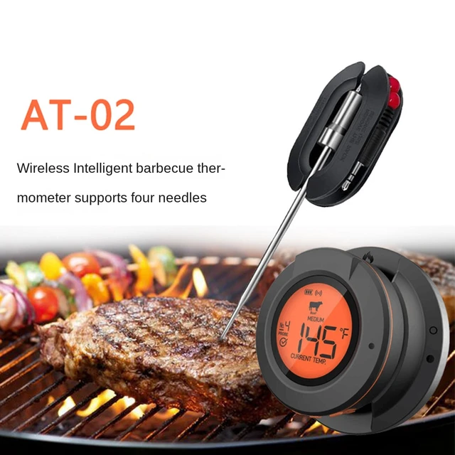 Wireless Meat Food Thermometer for Oven Grill BBQ Steak Turkey Smoker  Kitchen Smart Digital Bluetooth Barbecue Gifts - AliExpress