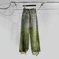 PFNW High Quality Japanese Vintage Straight Drag Washed Jeans Gradient Spring 2025 New Denim Long Pants Casual Trousers 28W5912 2