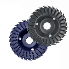 

Blade Type Wood Angle Grinding Wheel Abrasive Disc Angle Grinder Carbide Coating 22mm Bore Shaping Sanding Carving Rotary Tools