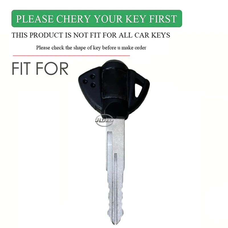 Silicone Motorcycle Key Cover - Durable Rubber Key Shell & Keychain Accessory