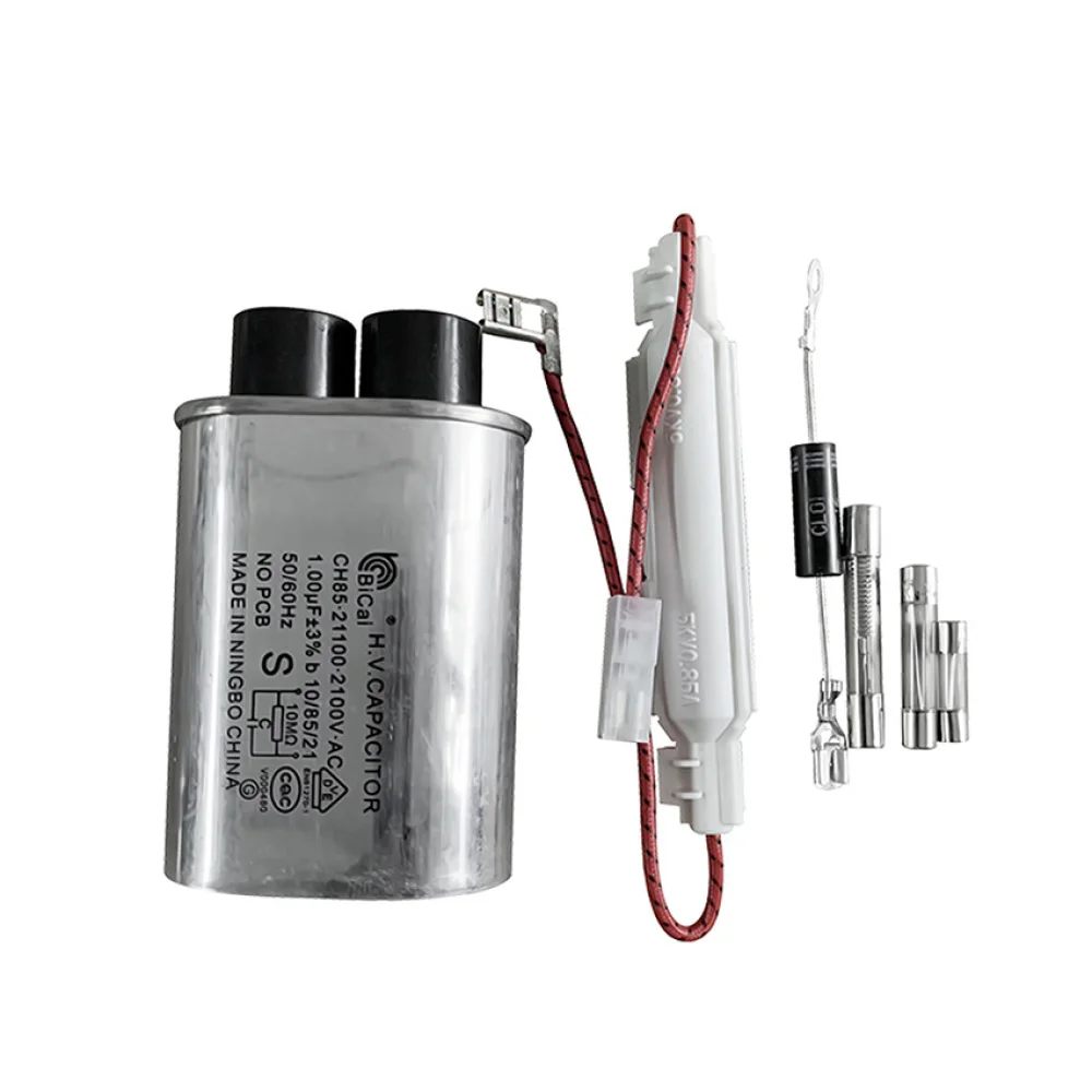 Microwave Oven Capacitor Parts High Voltage Capacitor Power Fuse Diode High Voltage Fuse Microwave Oven Accessories