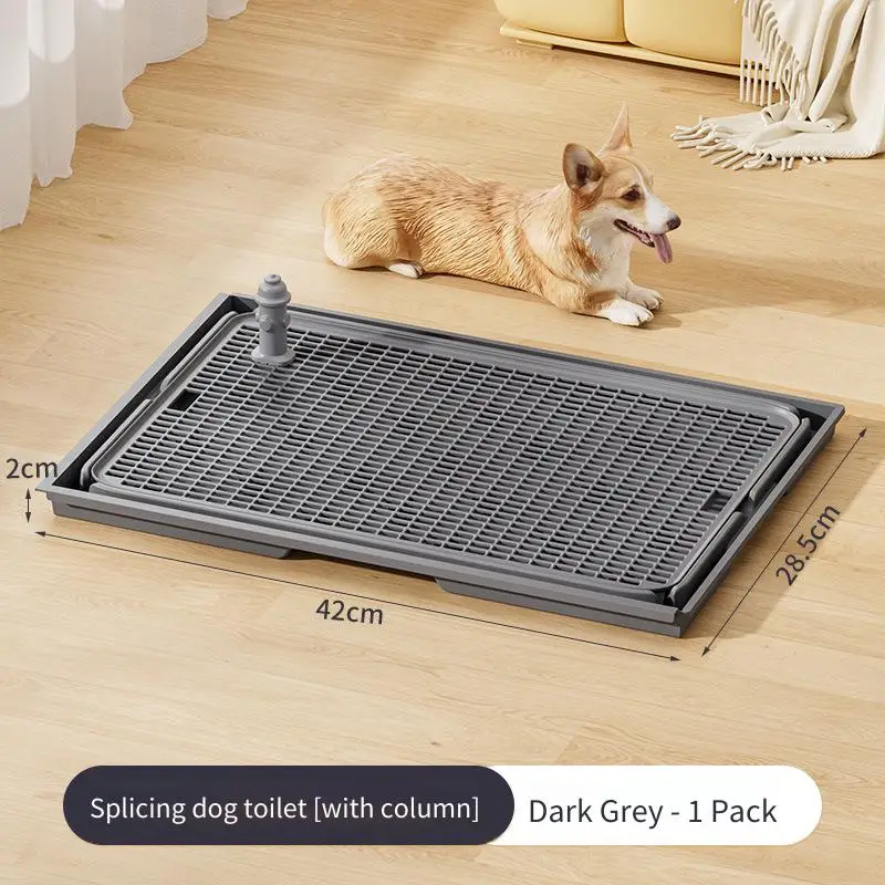 1pc 42*28.5*2cm Flat Plate Dog Toilet Snap On Anti Squat Urine Bowl Medium and Small Dogs Pet Toilet Pet Cleaning Supplies