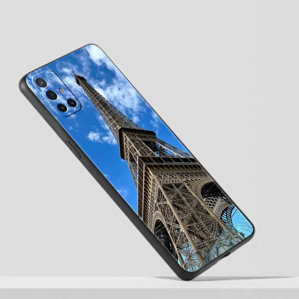 Red Umbrella Eiffel Tower Design Phone Case Cover