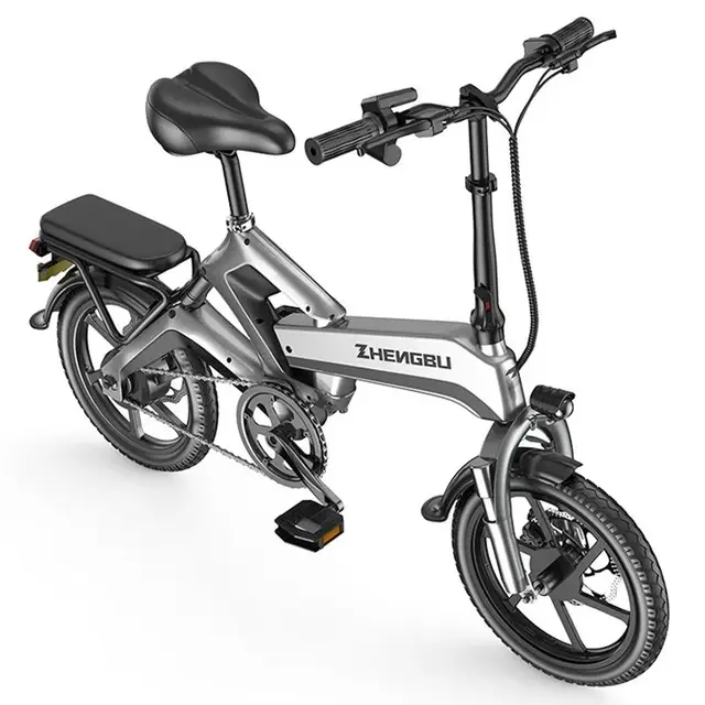 Vélo électrique pliable pour adulte avec 2 sièges pour longue Distance 400W 48V léger Portable Mini vélo électrique pliant homme 1