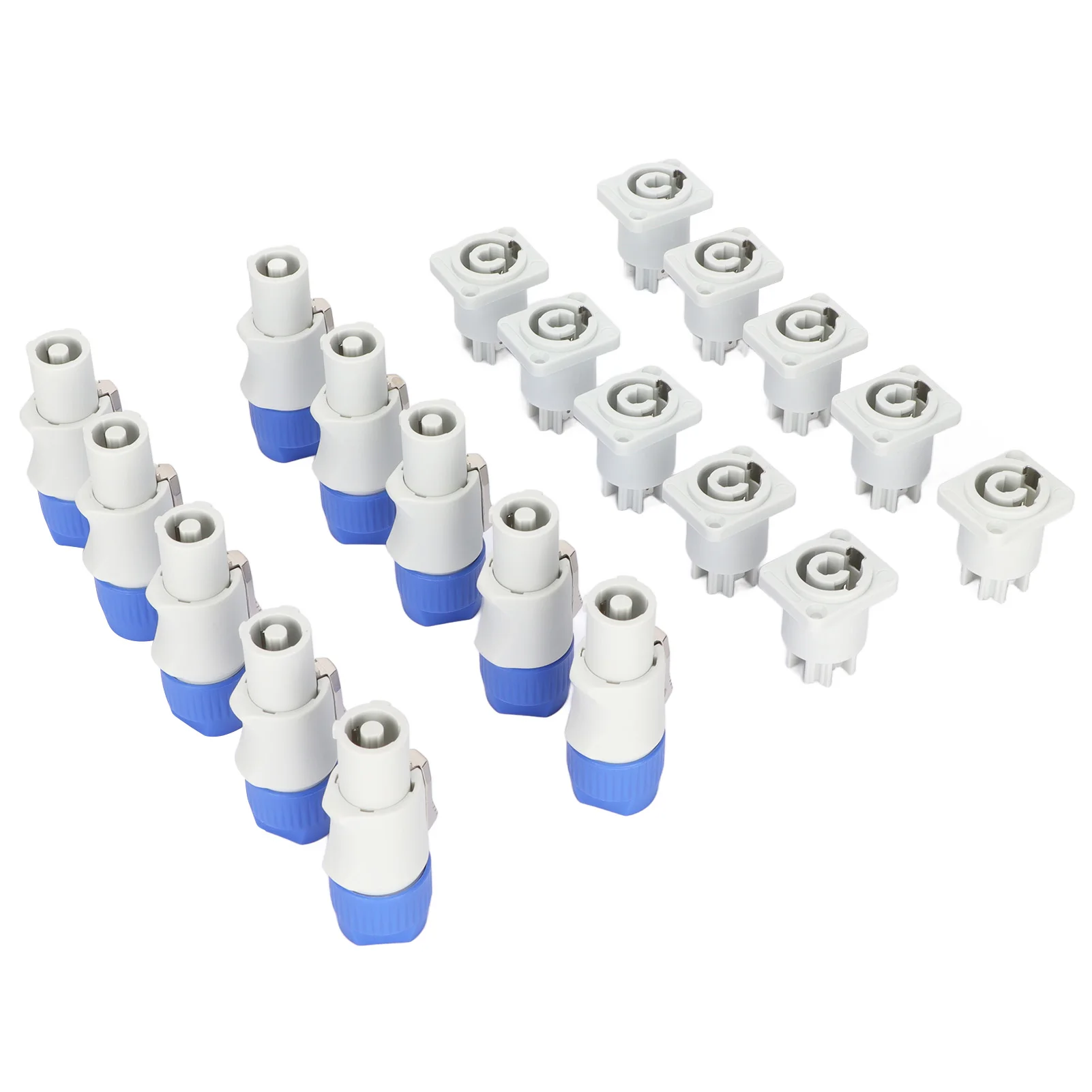 3 Pin Male and Female Head Connectors 20A Plug and Play Speaker Power Connector for Beam Light Stage Light Power