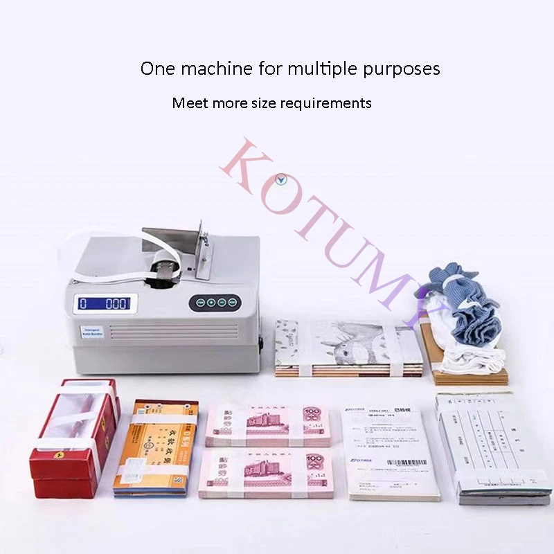 220V/110V Banknote Tying machine Intelligent Induction Strapping machine Hot Melt Paper Belt Binding Machine electric strapping machine wire binding machine
