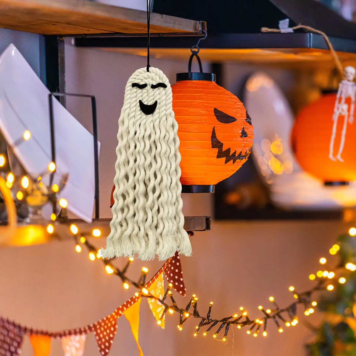 

Handmade Halloween Ghost Pendant Festival Wall Decoration Party Decoration Photography Props Gift Creative Pendant