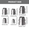 18 Pcs Hammer Handle Wedge Iron Tool Taper Metal Replace Installation Supplies 2