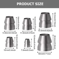 18 Pcs Hammer Handle Wedge Iron Tool Taper Metal Replace Installation Supplies 2