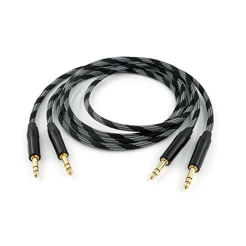 

HIFI Audio Cable TRS to TRS Large Three-core 6.35mm Male to Male Balance Cable