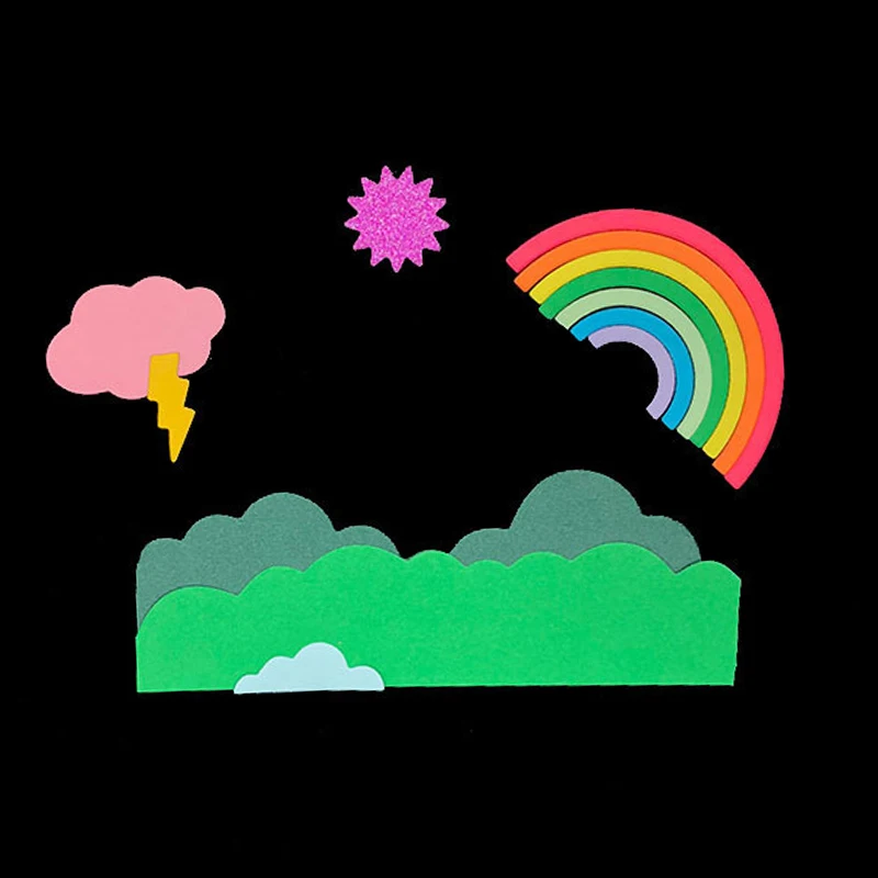 New Rainbow Cloud Metal Cutting Muore Stencil Album Di Goffratura Scrapbooking Fai-Da-Te