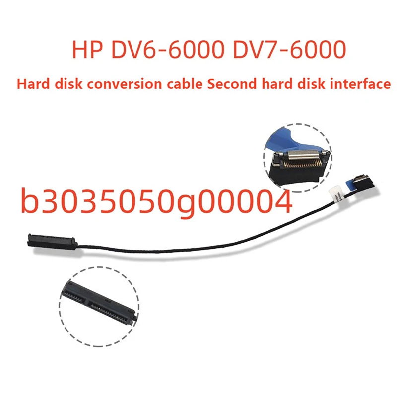 1PC HDD Cable For HP Pavilion DV6-6000 DV7-6000 DV7T-6000 SATA Hard Drive HDD Connector Flex Cable 6017B0309001 B3035050G00004 sata data cable