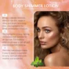 Eelhope Facial Highlighter Stick Set Party Ball Performance Makeup Roller Ball Liquid Fluorescent Highlighter Oil Body Glitter 6