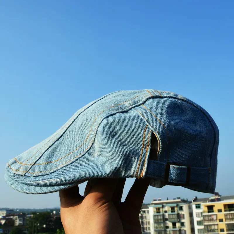 Cowboy Beret Hats For Women Men Retro College Style Beret hat woolen beret wool caps
