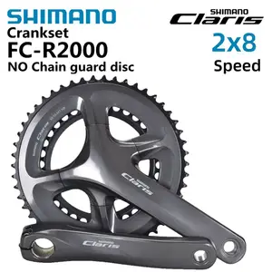 シマノclaris FC-R2000 8スピードクランクセット道路自転車クランク 