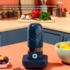 Fruit Vegetable Cleaning Machine Multifunction Food Purifier Capsule Shape IPX7 Waterproof Food Grade Flexible for Traveling 5