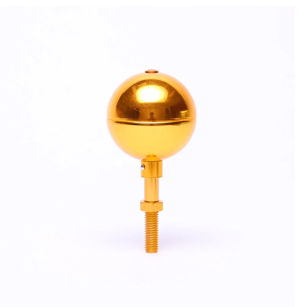 Gold Anodized Aluminum Inch Gold Anodized Aluminum Outdoor Flagpole Ball Topper Ornament