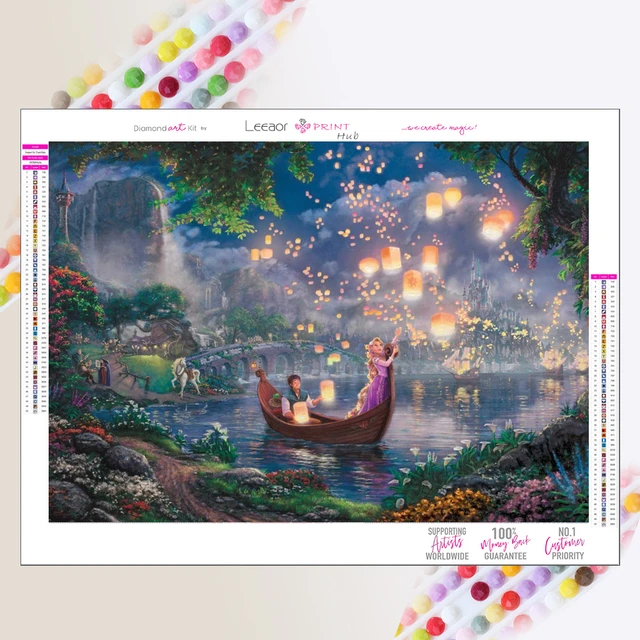Disney Tangled Gondola Paint By Numbers