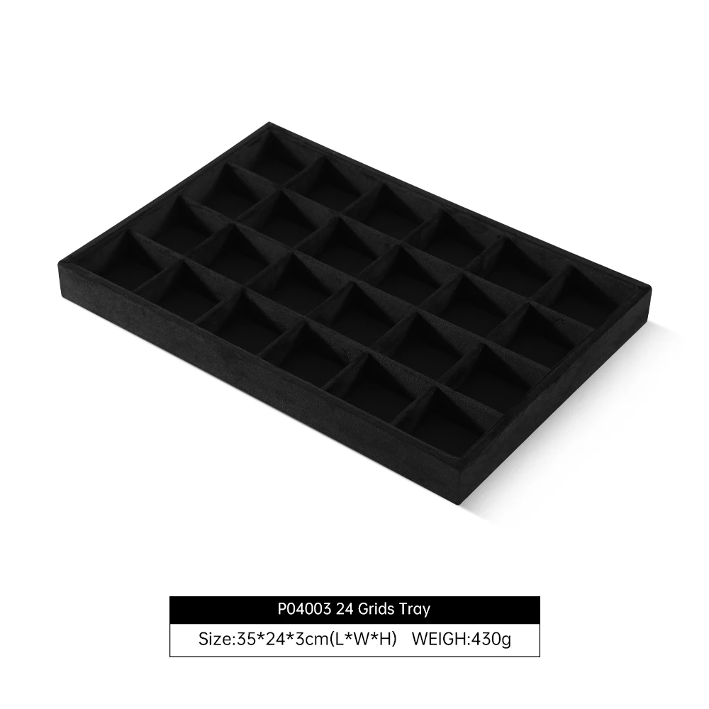 Black 24 Grid Tray