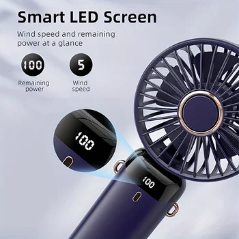 Portable Mini Fan 6 Speeds 1
