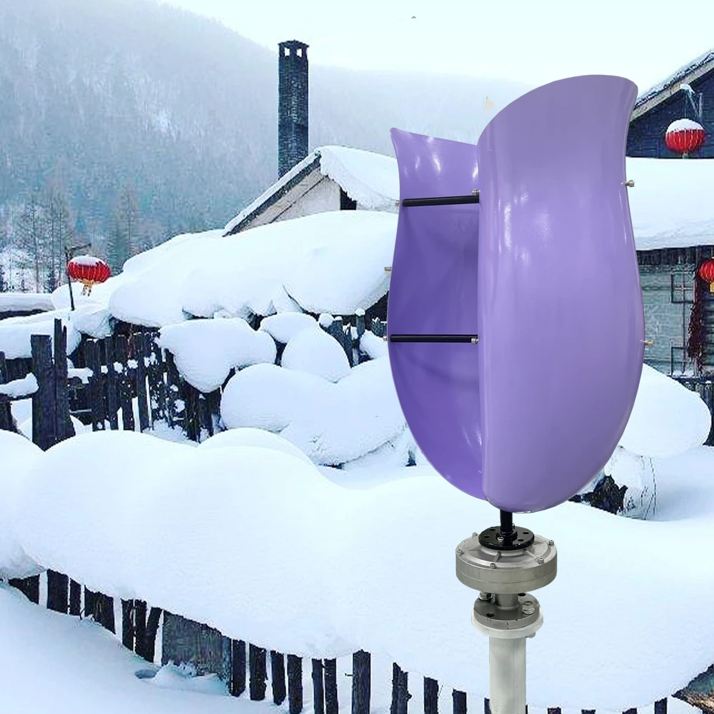 6000W Low-Speed Vertical Axis Wind Turbine High-Power 12V 24V 48V Off-grid Grid Connection Free Wind Controller For Home Use
