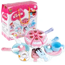 

New Baby Home Entertainment Educational Toys Fun Fruit Cake Cut Music DIY Set Children's Birthday Gift Girl Toys Kitchen Items