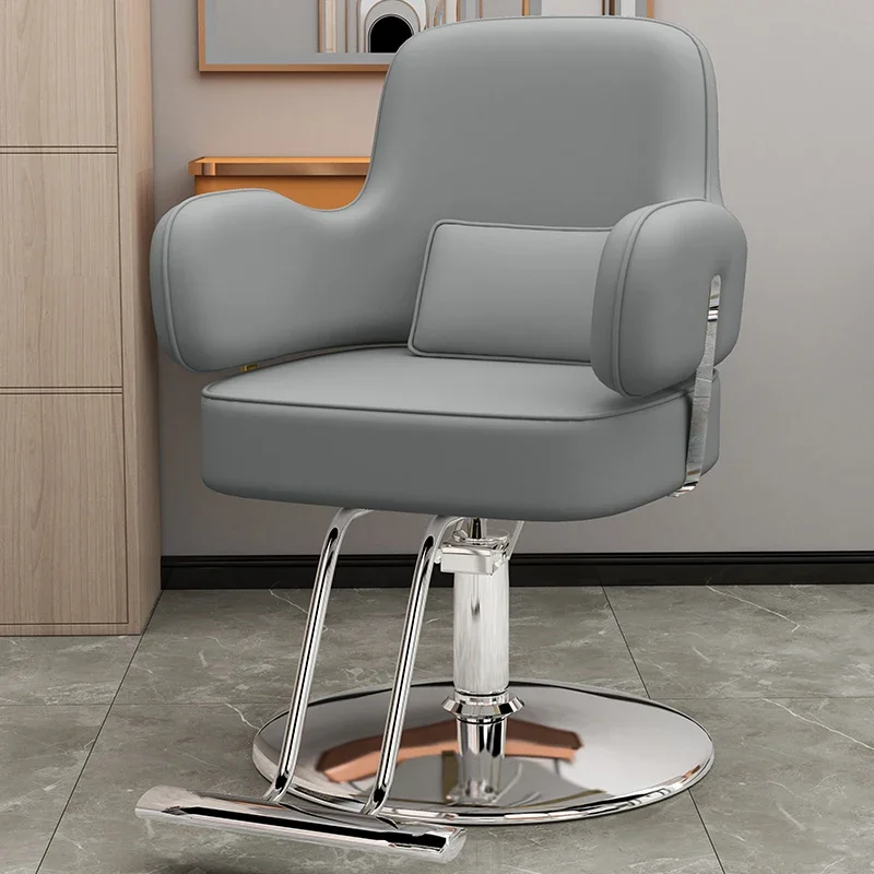 Cheap Reclinable Barber Shop Barber Chair Hair Cutting Chair Lift And Drop Chair Stool Taburetes Con Ruedas Salon Furniture