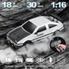 1:16 4WD RC Drift Car AE86 Initial D JDM Racing Vehicle Toys for Boys 18km/h 2.4G Remote Control Cars Gifts for Adults Kids 2