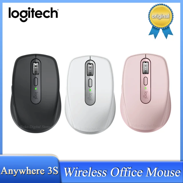 Original Logitech MX Anywhere 3S Wireless Mouse 8000DPI MagSpeed SmartShift  Bluetooth Office Mice Precise Tracking Quiet Click - AliExpress