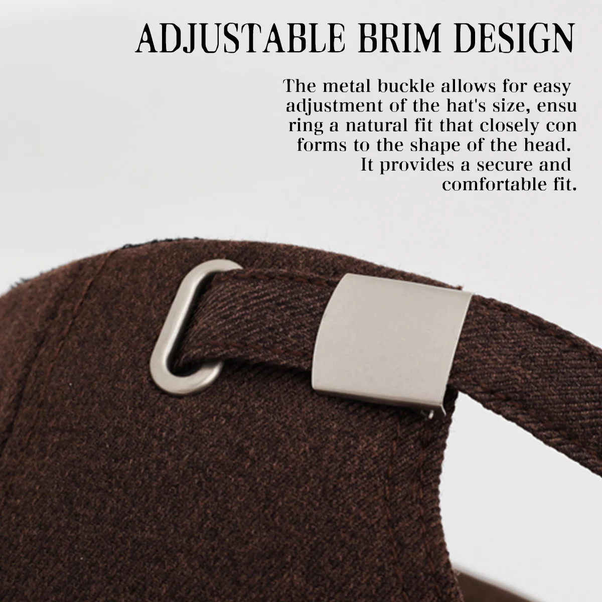 Wide-Brimmed Baseball Cap with a Large Head Circumference, Versatile Hard-Top Cap for Women, Enlarged and Deepened Duckbill Cap for Men with Large Faces, Makes the Face Look Smaller