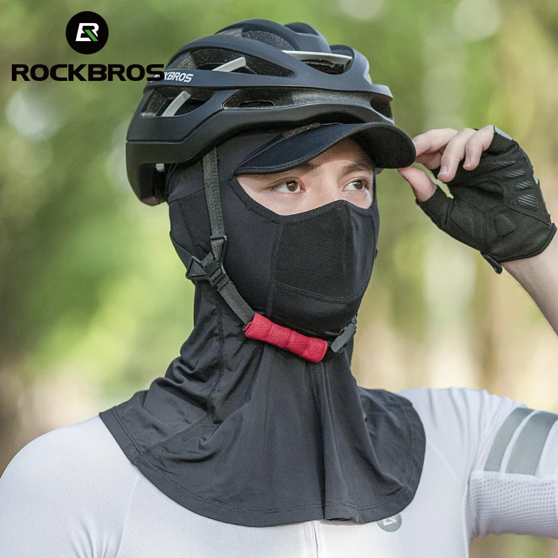 ROCKBROS Bicycle Face Mask Summer Ice Silk Balaclava Outdoors