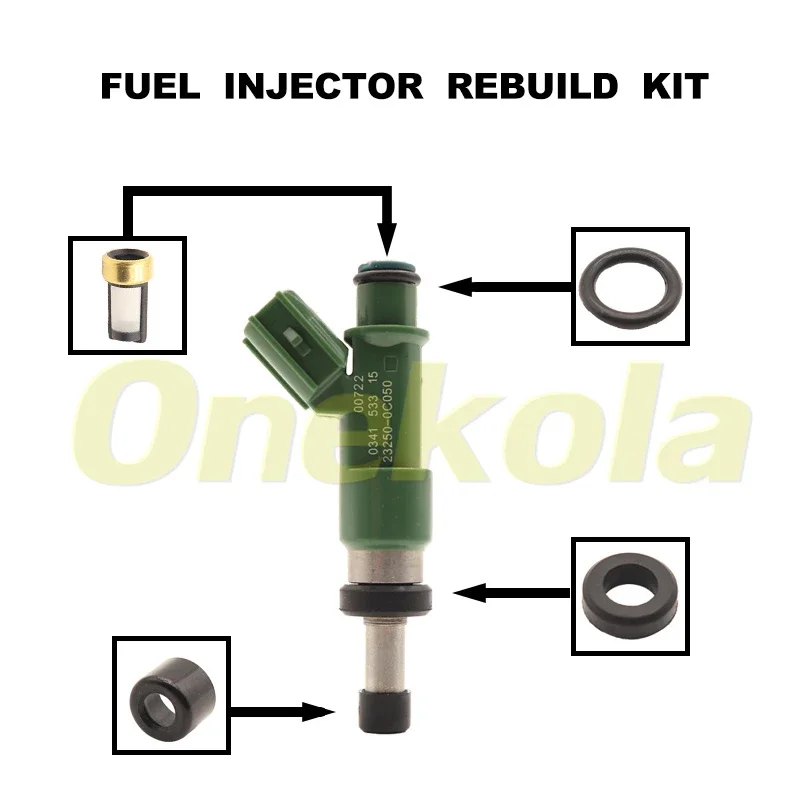 Fuel Injector Repair Kits 23250-0c050 23209-0C050 for Toyota Hilux Vigo 2TR Car-styling