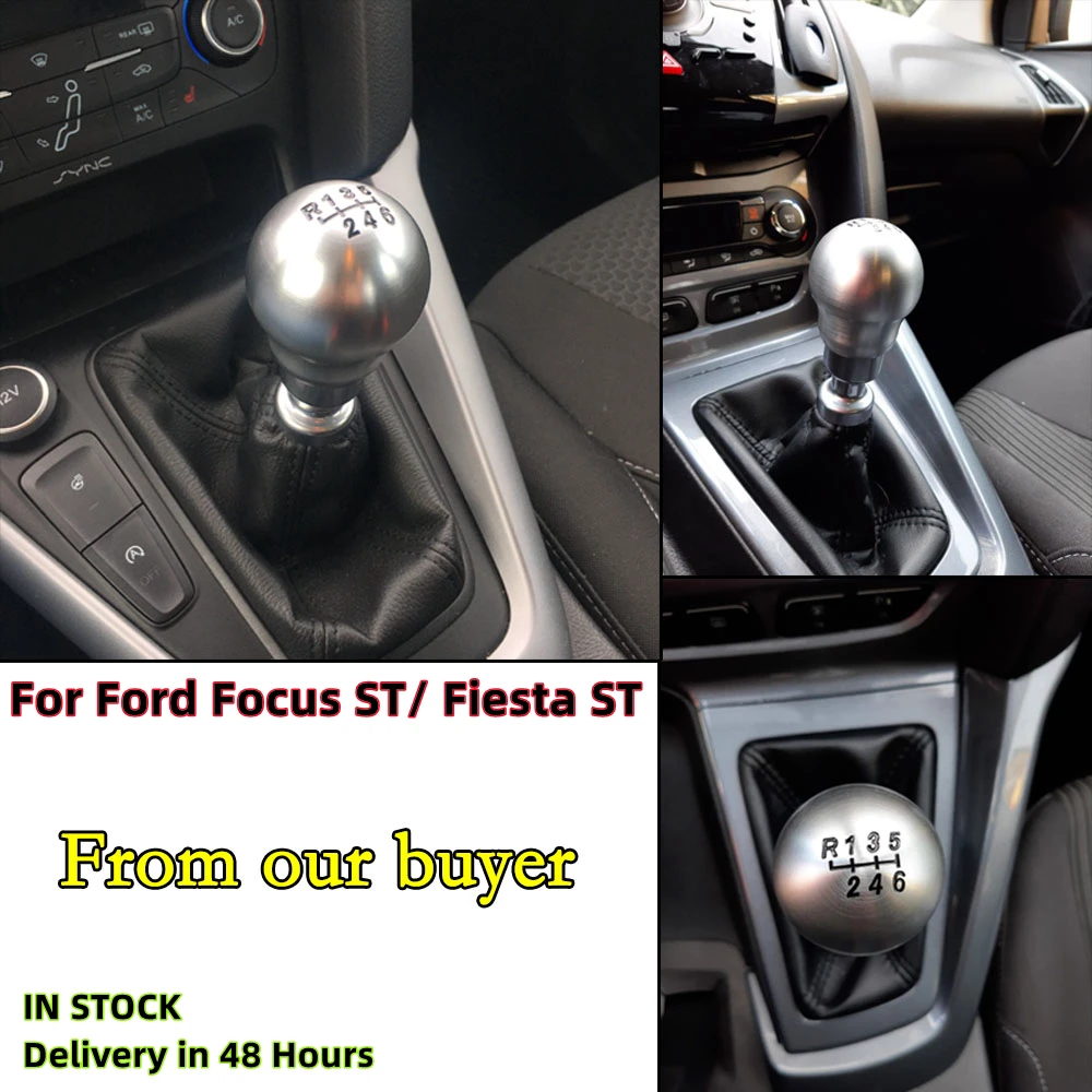 Perilla de cambio de marchas de 6 velocidades para Ford Focus ST, Fiesta ST,  transmisión Manual de carreras deportivas de aluminio, accesorios de coche  de alta calidad - AliExpress