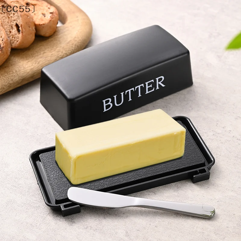 Butter Storage Box With Lid And Knife 1