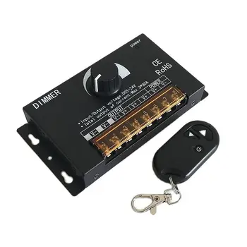 RF LED 무단 조광기 스위치, 원격 제어, 단색 LED 스트립 조명, 밝기 조정 컨트롤러, DC 5V, 12V, 24V, 30A, 90A